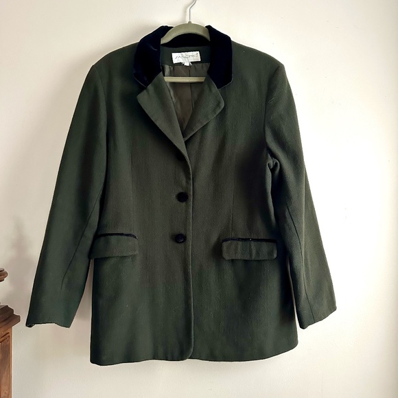 Sandro • Wool Velvet‎ Blazer - Picture 1 of 11